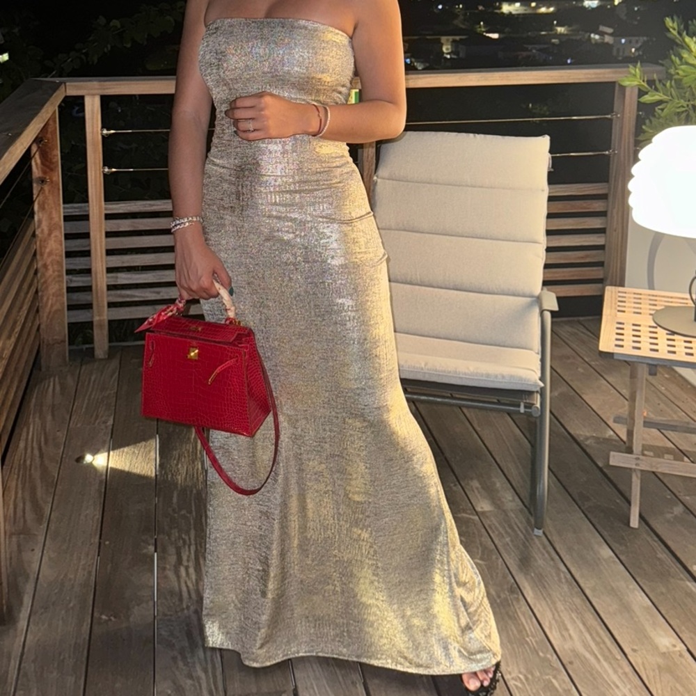 Just bee queen metallic dress. Worn once.